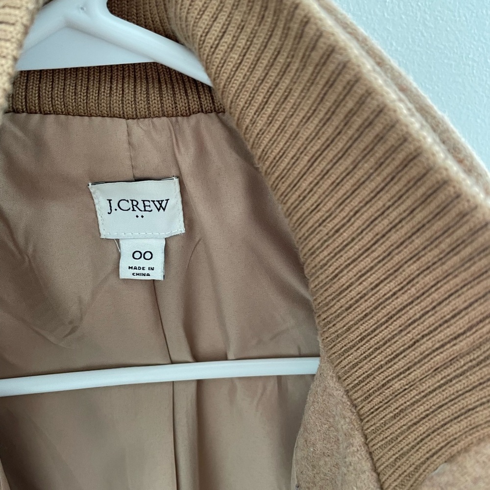 J crew tan brown jacket wool coat village - Picture 4 of 4
